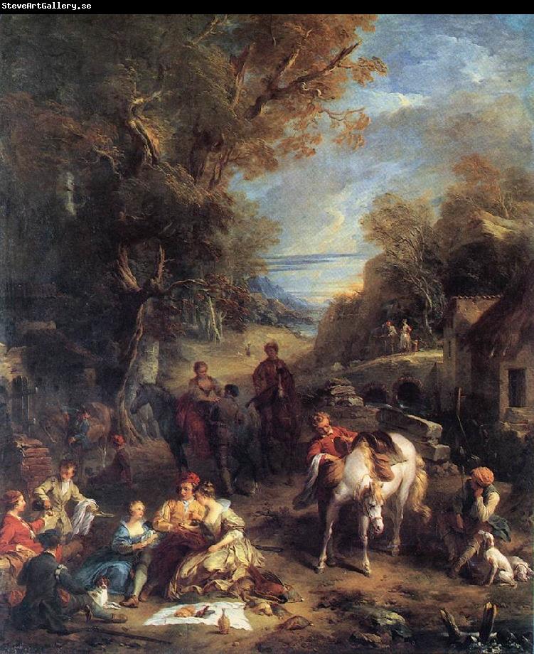 Francois Lemoyne Hunting Picnic